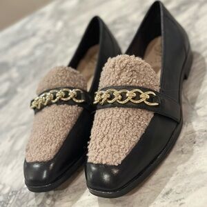 Vince Camuto Breenan Black Leather Loafers, Size 11M/43, NWOT